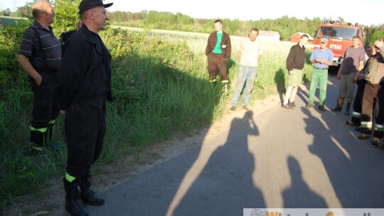 Groźny pożar lasu w gm. Sobolew