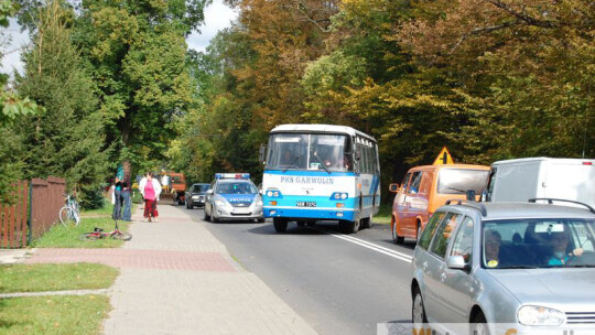 Młody rowerzysta trafił do szpitala