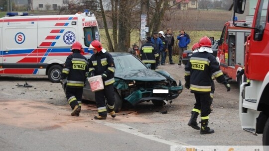 4 osoby w szpitalu po wypadku w Sokole