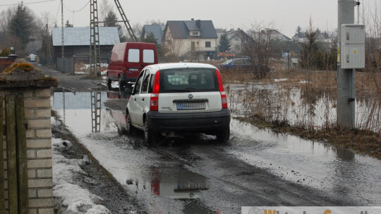 Woda niepokoi mieszkańców ulic Bocznej i Wiejskiej