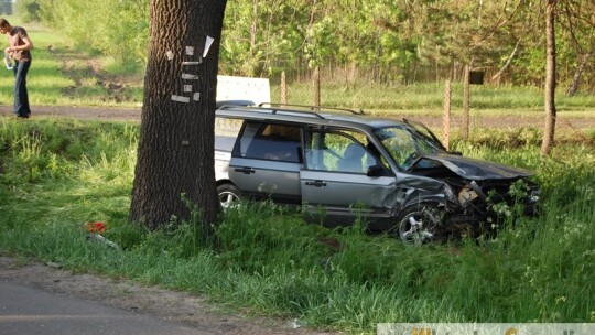 Wypadek na 17 i krajobraz po burzy