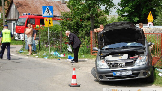 Wypadek w Uninie. Ciężarna kobieta w szpitalu