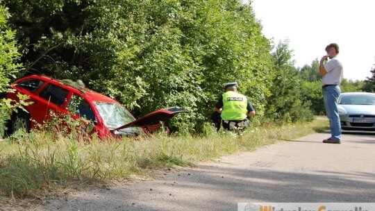 Ucieczka przed policją zakończona w rowie