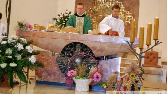 Skromne parafialne dożynki w Garwolinie