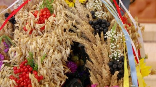 Skromne parafialne dożynki w Garwolinie Skromne parafialne dożynki w Garwolinie