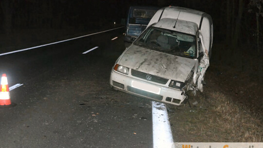 Gm. Parysów: Pijany z pickupa zderzył się z tirem Gm. Parysów: Pijany z pickupa zderzył się z tirem