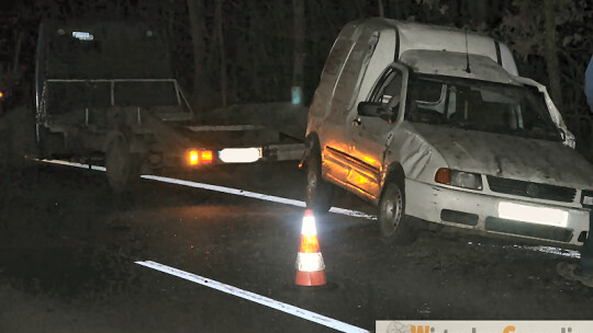 Gm. Parysów: Pijany z pickupa zderzył się z tirem Gm. Parysów: Pijany z pickupa zderzył się z tirem