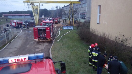 Maciejowice: Pożar od nieszczelnego zbiornika paliwa