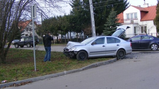 Wypadek pod szpitalem