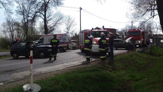 Gm. Borowie: Wypadek w Wilchcie. Są utrudnienia w ruchu