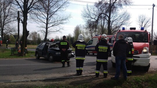 Gm. Borowie: Wypadek w Wilchcie. Są utrudnienia w ruchu