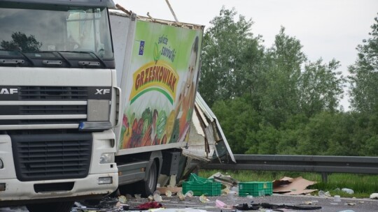 Zablokowana obwodnica przez surówki