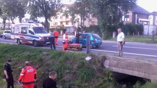 Wypadek przy Lubelskiej. Motocyklista w szpitalu