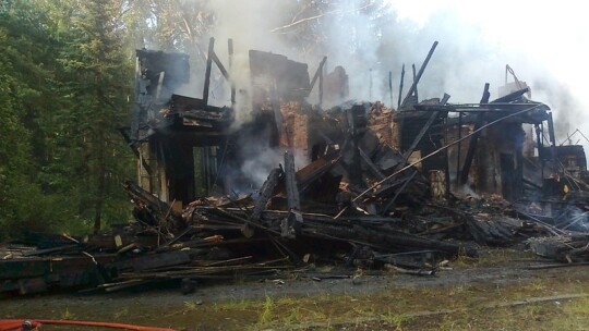 Ogromny pożar w Łaskarzewie. Spalił się Świt Ogromny pożar w Łaskarzewie. Spalił się Świt