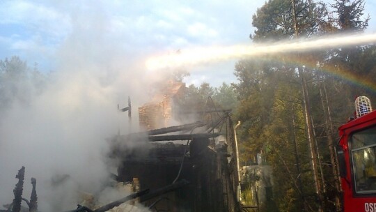 Ogromny pożar w Łaskarzewie. Spalił się Świt Ogromny pożar w Łaskarzewie. Spalił się Świt