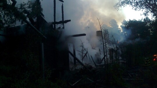 Ogromny pożar w Łaskarzewie. Spalił się Świt Ogromny pożar w Łaskarzewie. Spalił się Świt