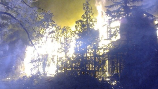 Ogromny pożar w Łaskarzewie. Spalił się Świt Ogromny pożar w Łaskarzewie. Spalił się Świt