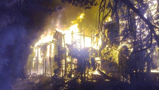 Ogromny pożar w Łaskarzewie. Spalił się Świt Ogromny pożar w Łaskarzewie. Spalił się Świt