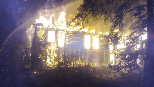 Ogromny pożar w Łaskarzewie. Spalił się Świt Ogromny pożar w Łaskarzewie. Spalił się Świt