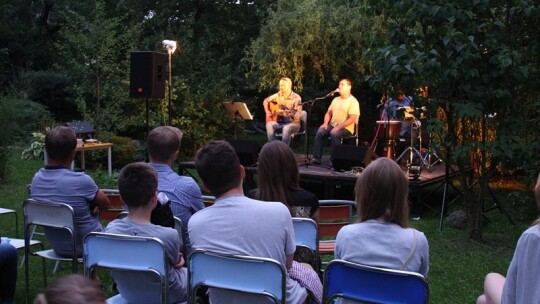 Roczeń, Kowalewski i Sanchez w ogrodzie CSiK