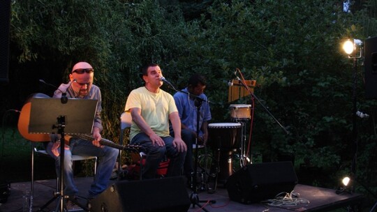 Roczeń, Kowalewski i Sanchez w ogrodzie CSiK