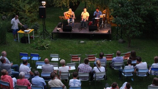 Roczeń, Kowalewski i Sanchez w ogrodzie CSiK