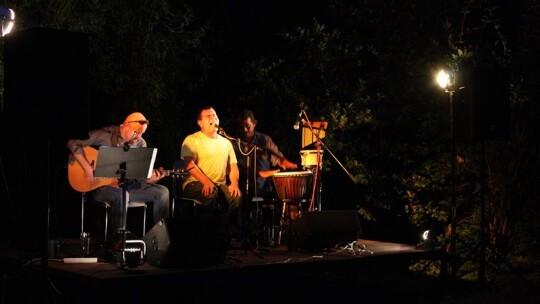 Roczeń, Kowalewski i Sanchez w ogrodzie CSiK