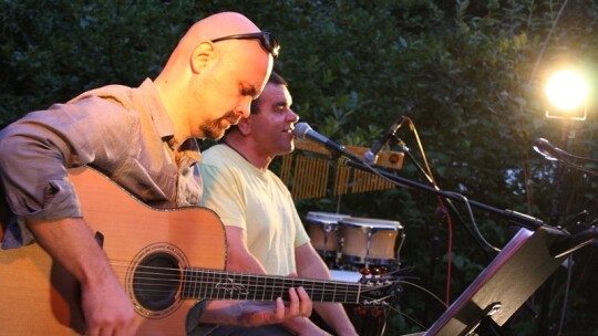 Roczeń, Kowalewski i Sanchez w ogrodzie CSiK