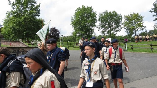 Eurojam 2014 - lądowanie skautów w Normandii