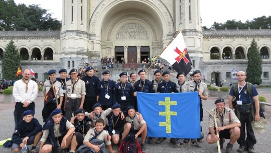 Eurojam 2014 - lądowanie skautów w Normandii