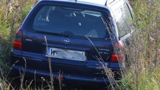 Po zderzeniu z rowerzystą zaparkował w rowie