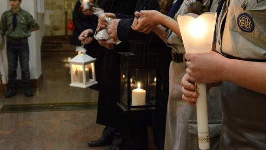 Światło z Betlejem rozświeca powiat