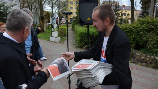 Andrzej Duda w Garwolinie przywitany entuzjastycznie