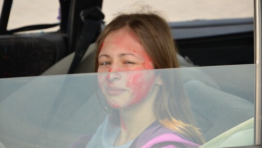 Cysterna zderzyła się z oplem na Shellu Cysterna zderzyła się z oplem na Shellu