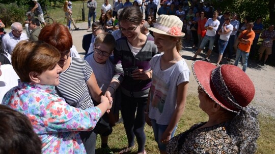 Beata Szydło na wałach wiślanych