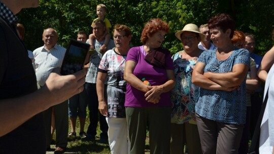 Beata Szydło na wałach wiślanych