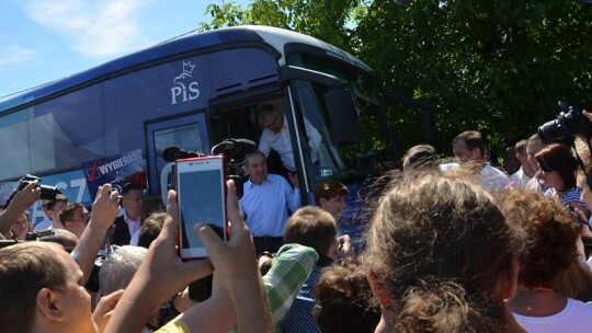 Beata Szydło na wałach wiślanych