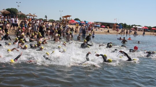 Triathloniści upału się nie boją