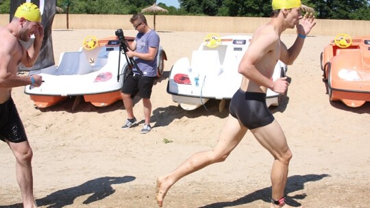 Triathloniści upału się nie boją