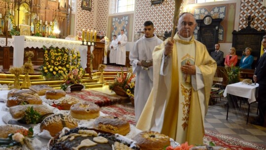 Dożynkowe święto w Miastkowie