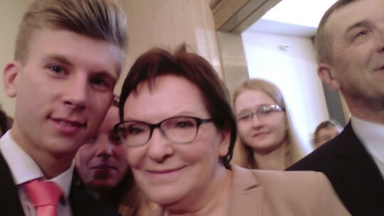 Ma średnią 5,81 i selfie z premier Kopacz