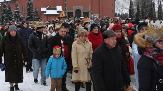 Królewski orszak w Garwolinie