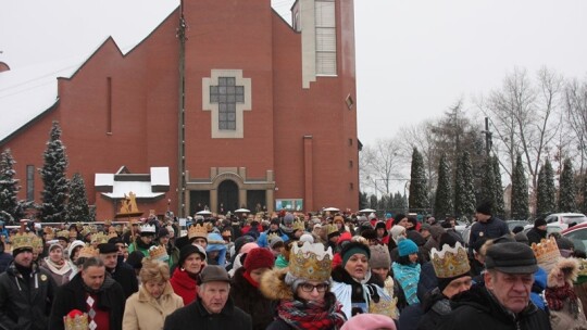 Królewski orszak w Garwolinie