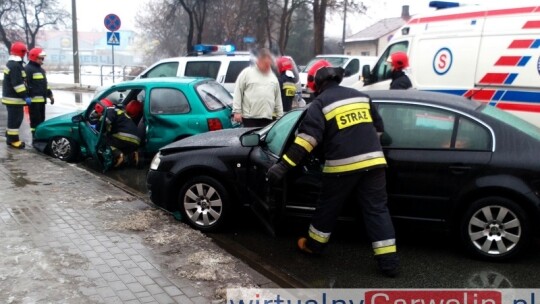 Groźny wypadek na Stacyjnej