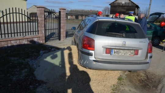 Citroen wjechał w peugeota