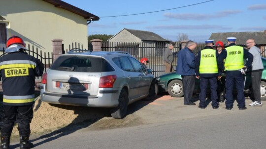 Citroen wjechał w peugeota