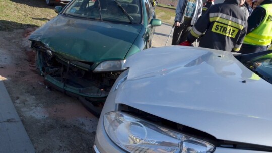 Citroen wjechał w peugeota