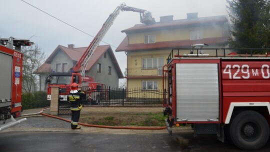 Dwa domy paliły się pod Garwolinem