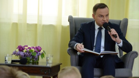 Para prezydencka opowiadała bajki w Michałówce [video]