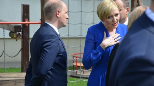 Para prezydencka opowiadała bajki w Michałówce [video]